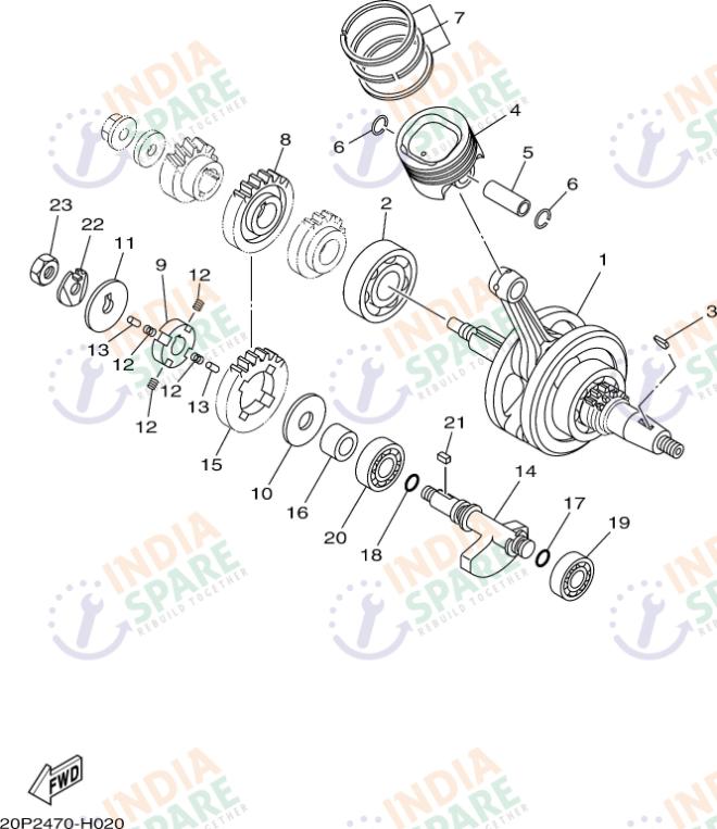 CRANKSHAFT & PISTON